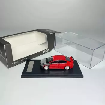Модели игрушечных автомобилей, Черное колесо 1/64 Honda Civic Тип R FD2 Mugen RR, литая модель автомобиля