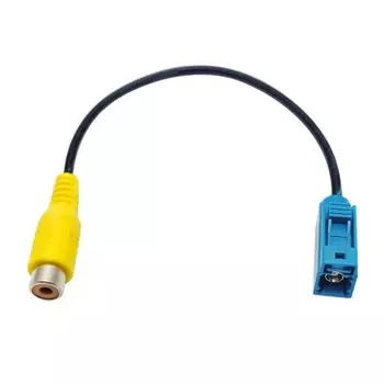 Модернизированный автомобильный адаптер для камеры заднего вида Fakra мама к RCA мама для Mercedes benz C/E/GLKS80L 30 см/12 дюймов