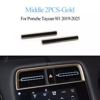 Модернизированный салон автомобиля, средний кондиционер, вентиляционная решетка переменного тока, замена накладки для Porsche Taycan 9J1 2019-2025 9J 1819111