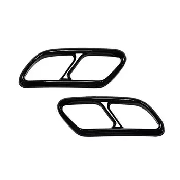 Модифицированная накладка на хвостовую трубу для Volvo XC90 S90 XC40 V90 XC60 S60 V60, автомобильные выхлопные трубы, рамка, автомобильные аксессуары