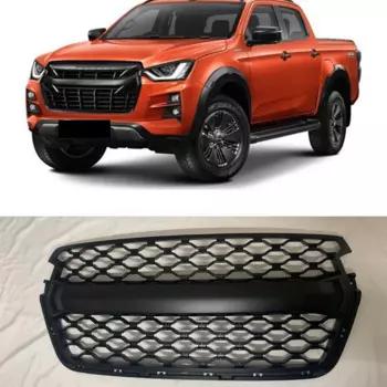 Модифицированная решетка радиатора гоночного автомобиля для Isuzu D-max Dmax 2020 2021 2022 2023 пикапа Передняя зеркальная маска бампера Автомобильная крышка решетка запчасти