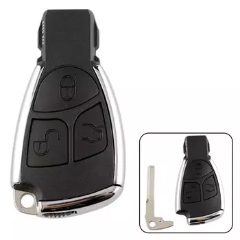 Модифицированный автомобильный пульт дистанционного управления YIQIXIN, 3 кнопки для Mercedes Benz C B E Class W203 W211 W204 YU BN CLS CLK, сменная крышка