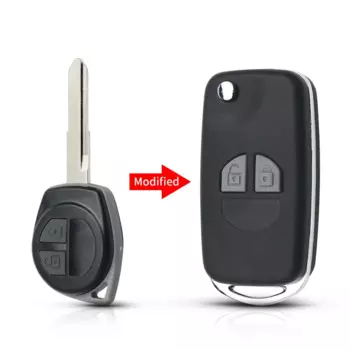 Модифицированный Чехол для автомобильного ключа-брелка KEYYOU для Suzuki SX4 Igins Grand Vitara Jimny Splash Swift Alto Fob чехол с лезвием HU133R/TOY43