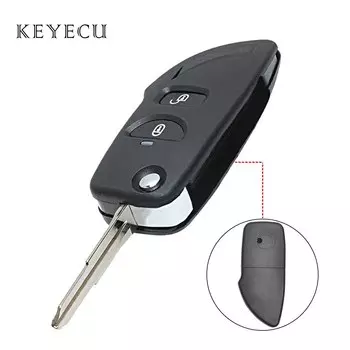 Модифицированный чехол Keyecu для автомобильного ключа-пульта с 2 или 3 кнопками для Hyundai Santa Fe Tucson IX35 2008 2009 2010 2011 2012 2013