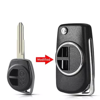 Модифицированный ключ KEYYOU для Suzuki Swift grand Vitara Alto SX4, флип-чехол для автомобильного ключа-пульта, задняя крышка для замены, HU133R/SZ11R Blade