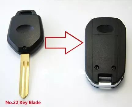 Модифицированный корпус ключа для Subaru Forester XV Legacy Outback, 3-кнопочный чехол для ключей от машины