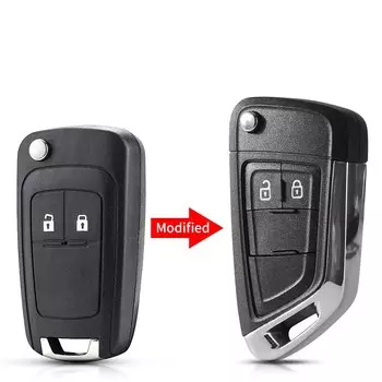 Модифицированный откидной складной Автомобильный ключ KEYYOU с 2/3/4/5 кнопками для Chevrolet Cruze Aveo Lova, Opel Astra Insignia Mokka Buick