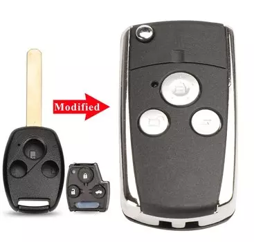 Модифицированный Складной Чехол Для Ключей Jingyuqin Для Honda Accord Civic CRV Pilot Fit Odyssey