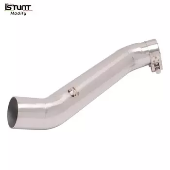 Модификация выхлопной трубы мотоцикла, средняя Соединительная труба 50,8 мм, слипон для HONDA VFR1200 X VFR1200F VFR 1200 2009-2015, секционный глушитель