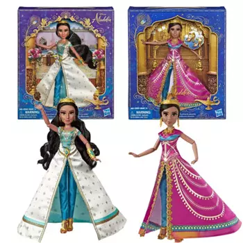 Модная кукла Disney Princess Dreams Come True Алладин Принцесса Жасмин Deluxe, коллекционные куклы с принтом, подарки на день рождения для девочек