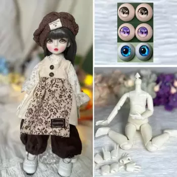 Модная шарнирная кукла 1/6, полный комплект, 30 см, кукла принцесса с 3 парными глазами, Детская кукла для девочек, подарок на день рождения (открытая голова)