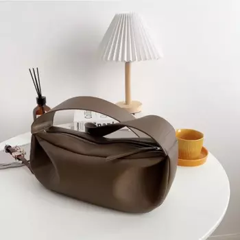 Модная сумка через плечо с рюшами для подмышек, сумки для женщин, сумки с облаком 2024, сумки в ленивом стиле для женщин, женская сумка на широком ремешке