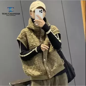 Модная толстовка с капюшоном и жилет, Повседневная артистичная и повседневная куртка с капюшоном в сетку со стразами, новый осенне-зимний стиль 2024