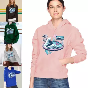 Модная толстовка с круглым вырезом для мужчин и женщин, свитшоты, пуловеры, топы, Повседневная универсальная одежда с длинным рукавом, мультяшный свитшот для мальчиков и девочек