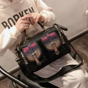 Модная трендовая женская сумка-мессенджер на одно плечо большой вместимости, Повседневная Универсальная женская сумка