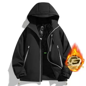 Модная зимняя мужская куртка с капюшоном, размеры до 8XL