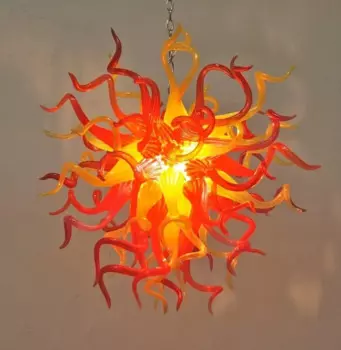 Модное художественное и практичное освещение интерьера отеля, светодиодная стеклянная люстра