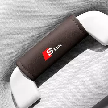 Модные автомобильные перчатки на подлокотник на крышу для Audi S line A1 A3 A4 A5 A6 A7 A8 Q1 Q2 Q3 Q5 Q6 Q7 Q8 SLine RS Аксессуары