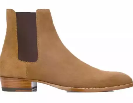 Модные ботинки челси Carpaton, ботильоны с круглым носком, Осенние новейшие замшевые ботинки, черные, коричневые, 38-46