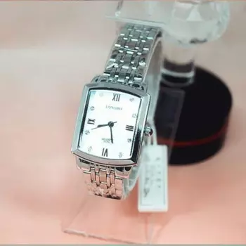 Модные брендовые квадратные кварцевые часы Longbo, полностью из нержавеющей стали с японским механизмом, полностью из нержавеющей стали, Женские кварцевые наручные часы в подарок