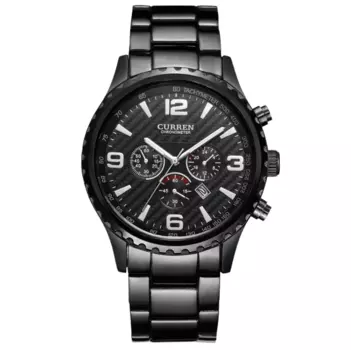 Модные деловые водонепроницаемые мужские наручные часы с календарем для отдыха