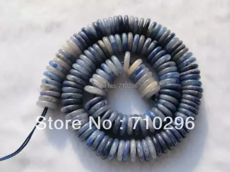 Модные каменные бусины Blue Aventurine 12 мм фотообои 2 струны/лот