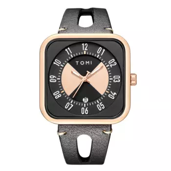 Модные кварцевые часы совместного дизайна, уникальные креативные часы унисекс для мужчин и женщин, стильные наручные часы с кожаным ремешком