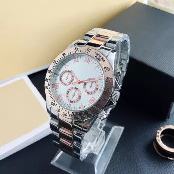 Модные мужские часы с большим циферблатом, кварцевые наручные часы, деловые мужские часы, ремешок из нержавеющей стали, мужские часы, Relogio Masculino