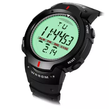 Модные Мужские Спортивные Светящиеся цифровые наручные часы с отображением даты и дня недели, модные мужские часы Mas-culino с большим циферблатом, военные часы