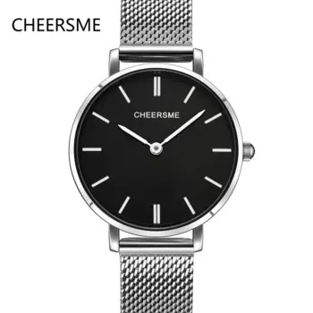 Модные Роскошные брендовые водонепроницаемые женские часы Миланский сетчатый ремешок наручных часов высокого качества Повседневная 2018 из нержавеющей стали часы женские наручные женские часы часы женские маленькие