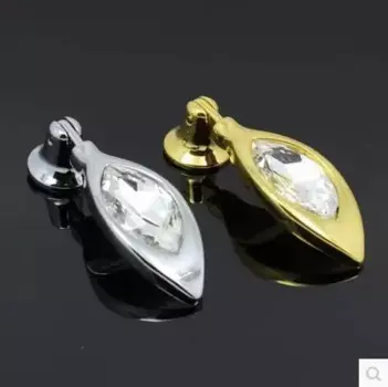 Модные роскошные стеклянные хрустальные шаткие ручки для подвесок золотые ручки для ящиков шкафа серебро туалетный столик буфет мебель декоративные ручки