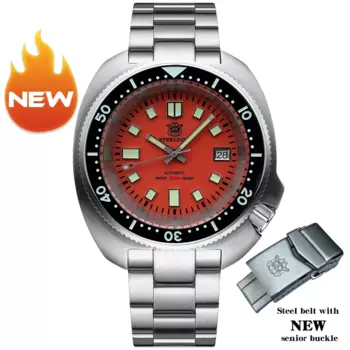 Модные швейцарские светящиеся механические водонепроницаемые часы STEELDIVE SD200 с сапфировым кристаллом, м