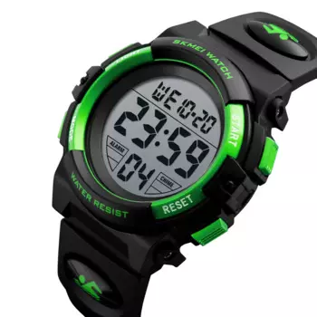 Модные светодиодные цифровые детские часы SKMEI для мальчиков и девочек, водонепроницаемые детские наручные часы с будильником, 5 бар