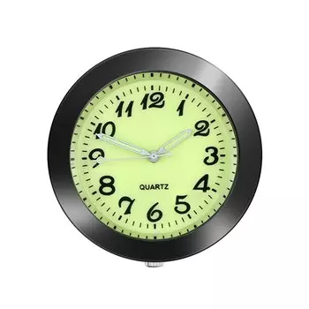 Модные светящиеся мини-часы для автомобиля, внутренние часы для автомобиля, механические кварцевые часы, аксессуары для украшения автомобиля, 40 мм, 43 мм