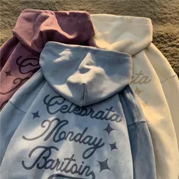 Модные толстовки из искусственной замши для женщин, Винтажный Мужской свитшот с капюшоном в готическом стиле, Толстовка Оверсайз унисекс, мужская толстовка с капюшоном