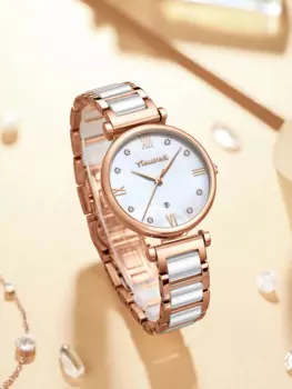 Модные женские часы, роскошный керамический ремешок, женский браслет, Reloj Mujer 2023, Новые Креативные водонепроницаемые кварцевые часы для женщин