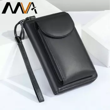 Модные женские маленькие сумки-мессенджеры MVA через плечо, мужская сумка на плечо, кошелек для телефона, мини-кошелек из натуральной кожи с держателем для карт, женский кошелек