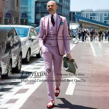 Модные женские смокинги для жениха на выпускной костюм из 3 предметов