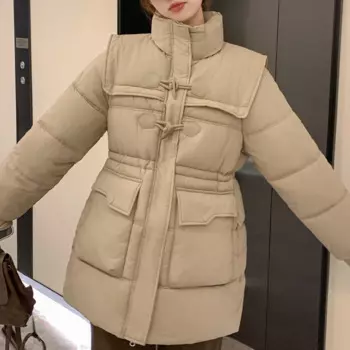 Модные женские зимние пальто, толстые теплые парки 2024, свободная верхняя одежда, женские куртки