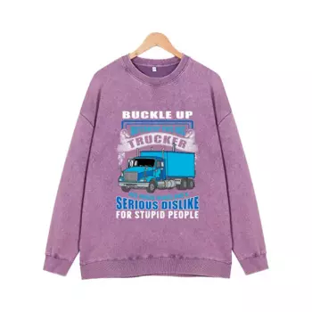 Модный брендовый свитшот из чистого хлопка в американском ретро-стиле, новинка 2024, Популярная свободная куртка оверсайз в ленивом стиле