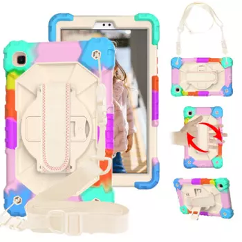 Модный бронированный чехол для планшета Samsung Galaxy Tab A7 10,4 дюйма SM-T500 SM-T505 2020 противоударный Прочный чехол для планшета