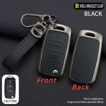 Модный чехол для автомобильного ключа из сплава для VW Volkswagen Polo Tiguan Passat B5 B6 B7 Golf 4 5 6 MK6 Jetta Lavida Skoda Octavia Seat