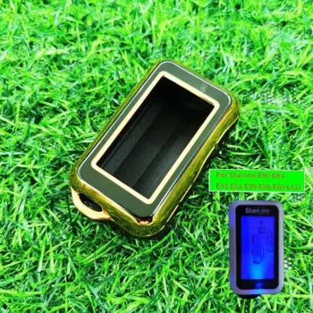 Модный чехол для автомобильного ключа из ТПУ для Starline, двухсторонняя Автомобильная сигнализация E63 E90 E91 E61 E95 E66, корпус пульта дистанционного управления с ЖК-дисплеем