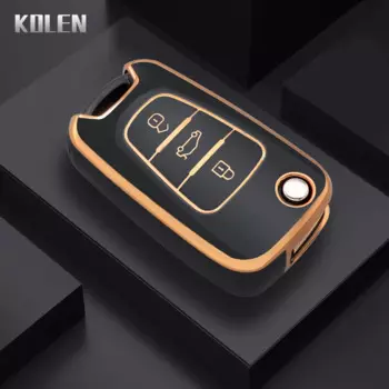 Модный чехол для автомобильного складного ключа из ТПУ, чехол-брелок для Hyundai I20 I30 Elantra Azera Veracruz Veloster Kia Rio K7 K5 Sportage Sorento
