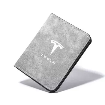 Модный чехол для автомобильного водительского удостоверения, кошельки для кредитных карт, держатель для Tesla Model 3, модель S X, модель Y Roadster, SpaceX, автомобильные аксессуары
