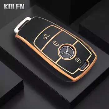 Модный Чехол Для Смарт-ключа Из ТПУ Для Mercedes Benz A C E S Class GLS GLA GLC CLS W205 W222 W213 W177 X167, Аксессуар