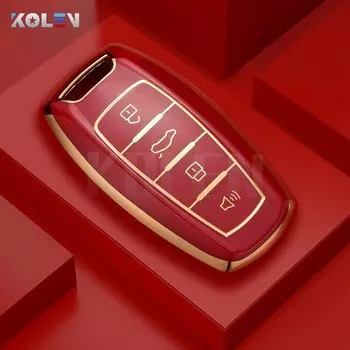 Модный чехол из ТПУ для автомобильного дистанционного ключа, чехол для Great Wall Haval Hover H1 H4 H6 H7 H9 F5 F7 H2S GMW Coupe, защищенный брелок без ключа
