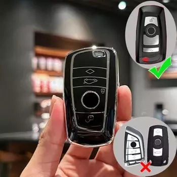 Модный чехол из ТПУ для автомобильного дистанционного ключа для BMW F10 F20 F30 F34 F11 F15 F16 1 3 5 7 серии X1 X3 X5 X6 F25 F31 M3 M4 Аксессуары