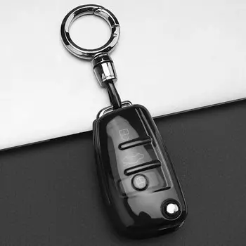 Модный чехол из ТПУ для автомобильного ключа, чехол для Audi A1 A3 8P 8L A4 A5 B6 B7 A6 A7 C5 C6 4F Q3 Q5 Q7 Q8 TT S3 S4 S6 RS, аксессуары
