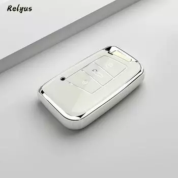 Модный чехол из ТПУ для автомобильного смарт-ключа, защитный чехол для VW Volkswagen Passat B8 Magotan для Skoda Kodiaq Superb A7, аксессуары